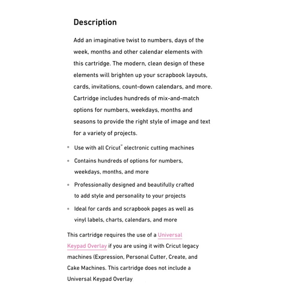 CRICUT: Days and Dates - Picture 7 of 10